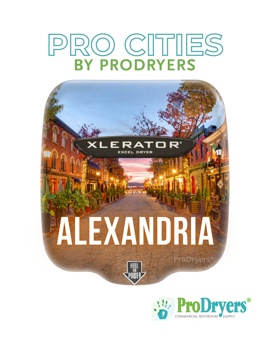 Alexandria Custom Hand Dryer Covers