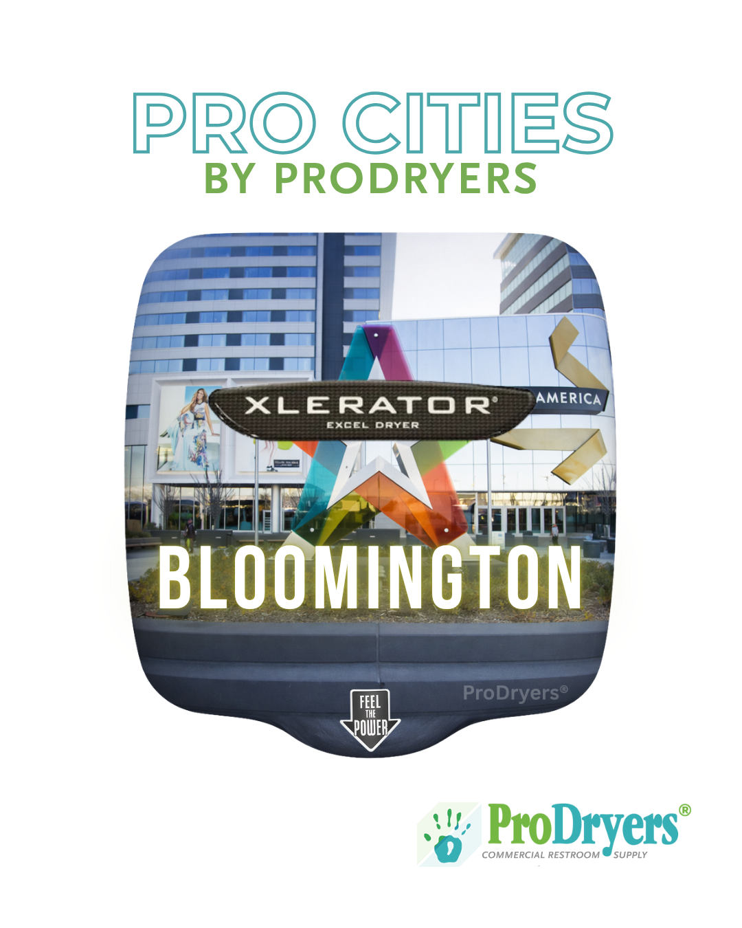 Bloomington Minnesota Custom XLERATOR Hand Dryer Design Example