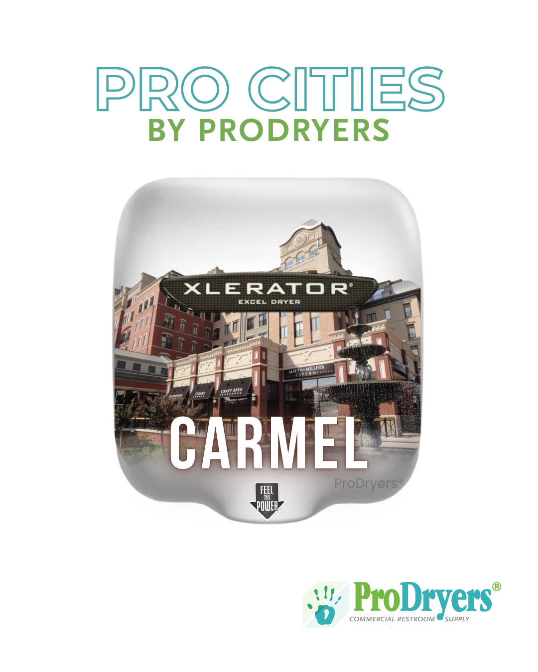 Carmel Indiana Custom XLERATOR Hand Dryer Design Example
