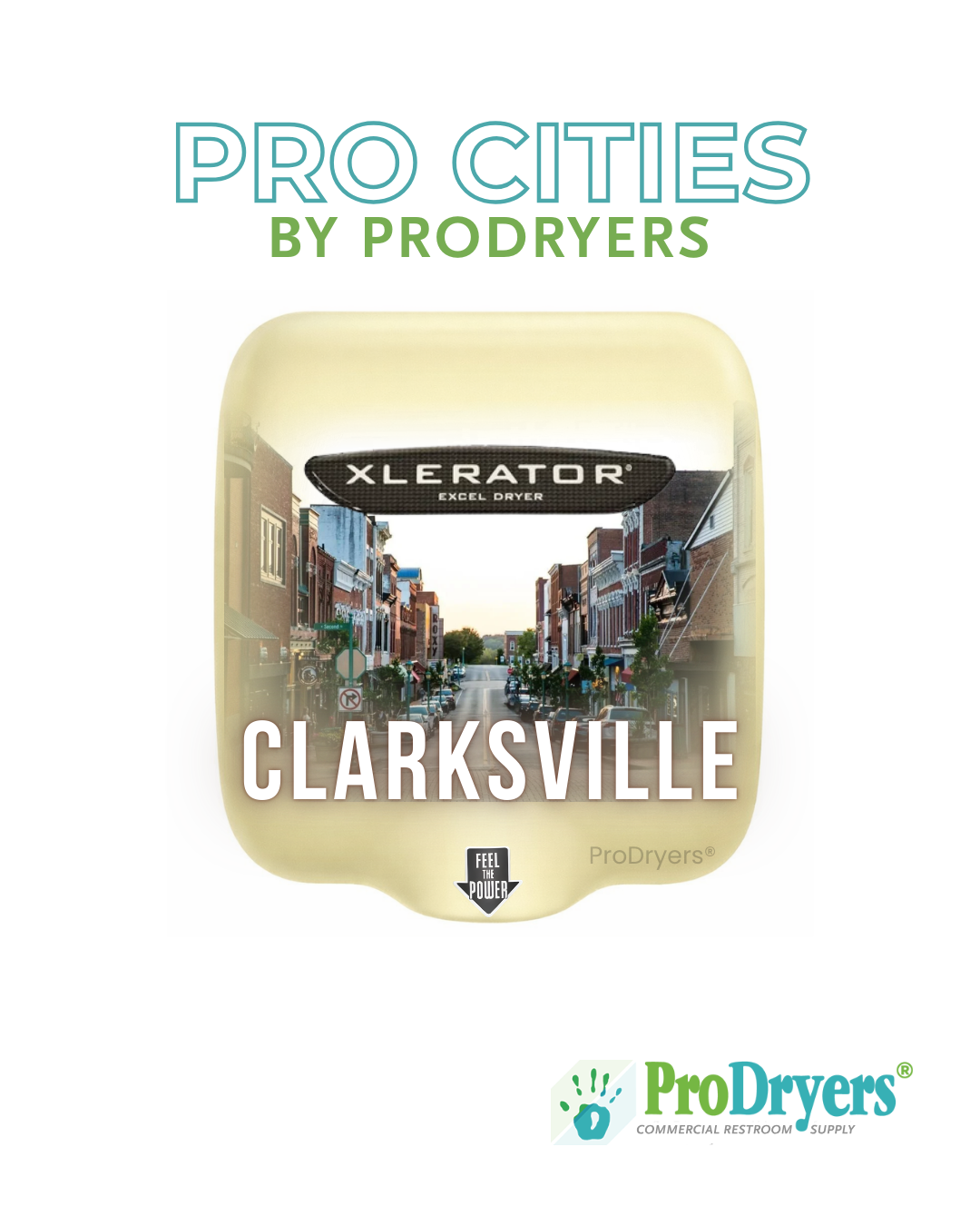 Clarksville TN Custom XLERATOR Hand Dryer Design Example Clarksville TN Custom XLERATOR Hand Dryer Design Example