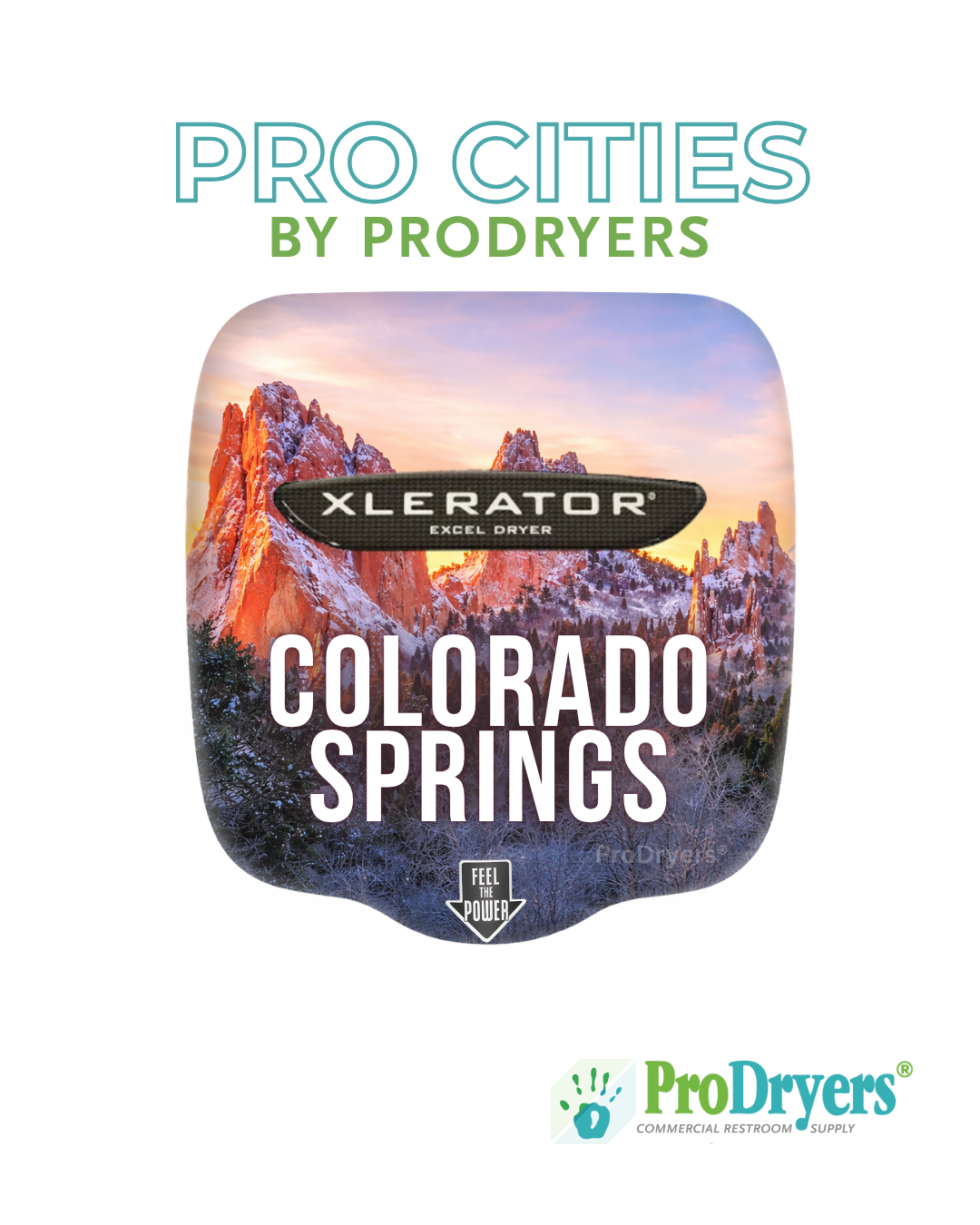 Colorado Springs Colorado XLERATOR Custom Hand Dryer Designs