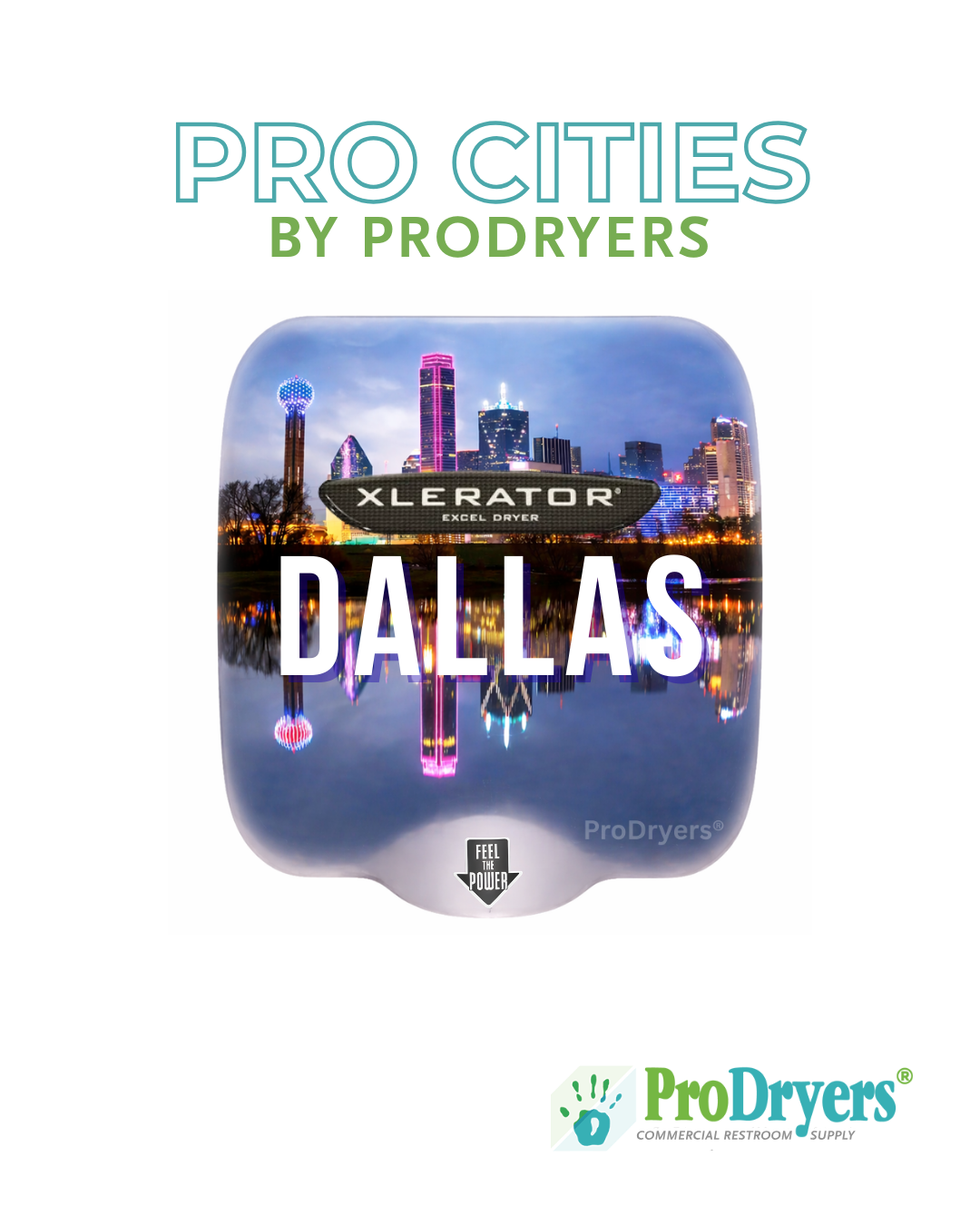 Dallas Texas Hand Dryer Custom Design Example