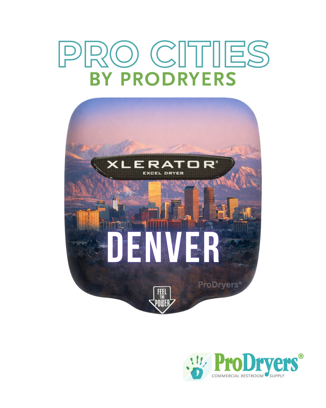 Denver Colorado XLERATOR Custom Hand Dryer Designs