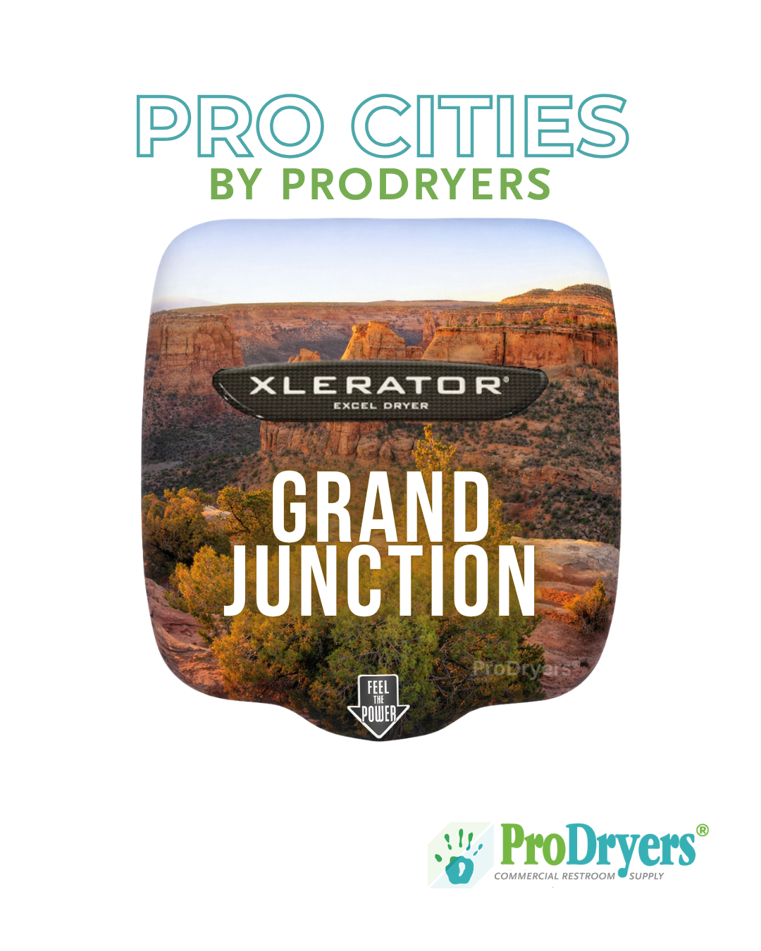 Grand Junction Colorado XLERATOR Custom Hand Dryer Designs