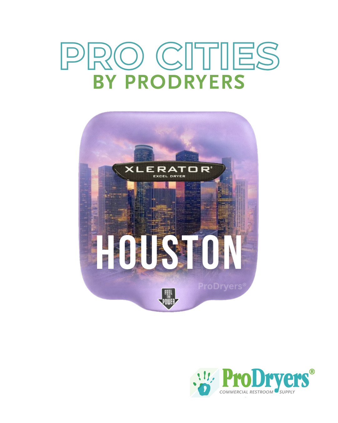 Houston Texas Custom XLERATOR Hand Dryer Design