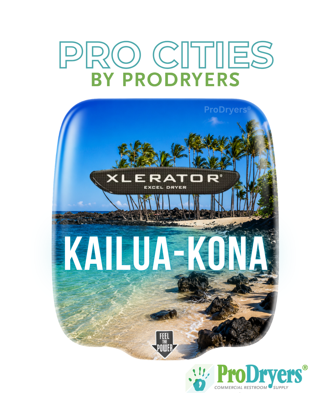 Kailua-Kona Custom Hand Dryer Design Example Kailua-Kona Custom Hand Dryer Design Example