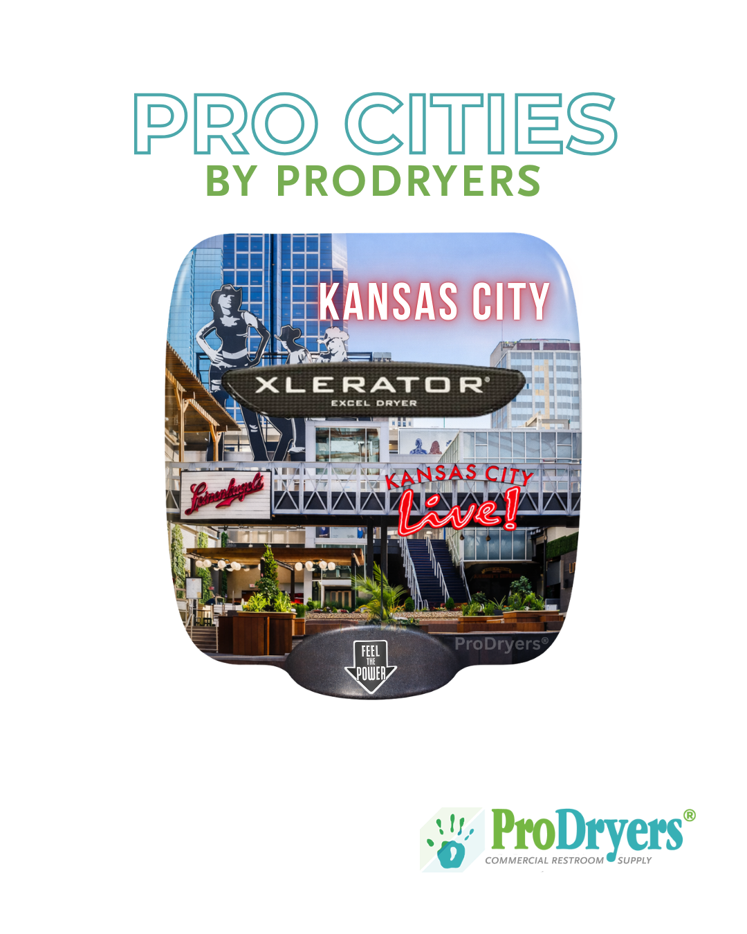 Example of a Kansas City Missouri Hand Dryer Design for the XLERATOR