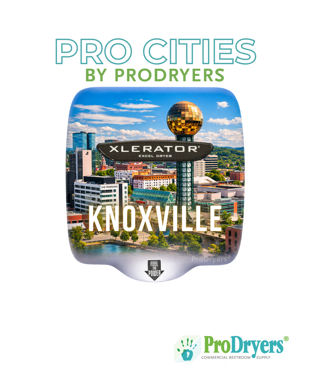 Knoxville TN Custom XLERATOR Hand Dryer Example Knoxville TN Custom XLERATOR Hand Dryer Example