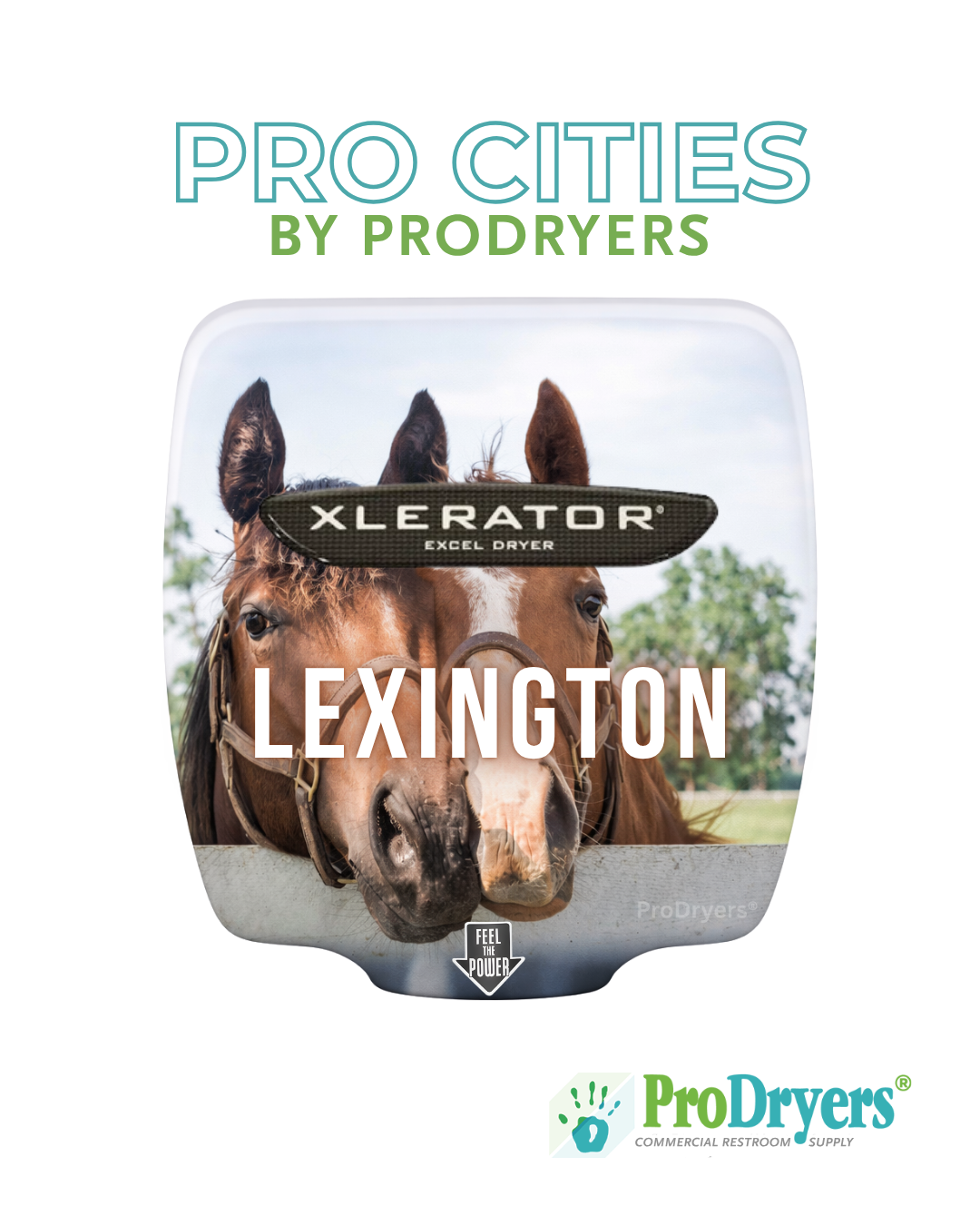 Lexington Kentucky Custom XLERATOR Hand Dryer Design