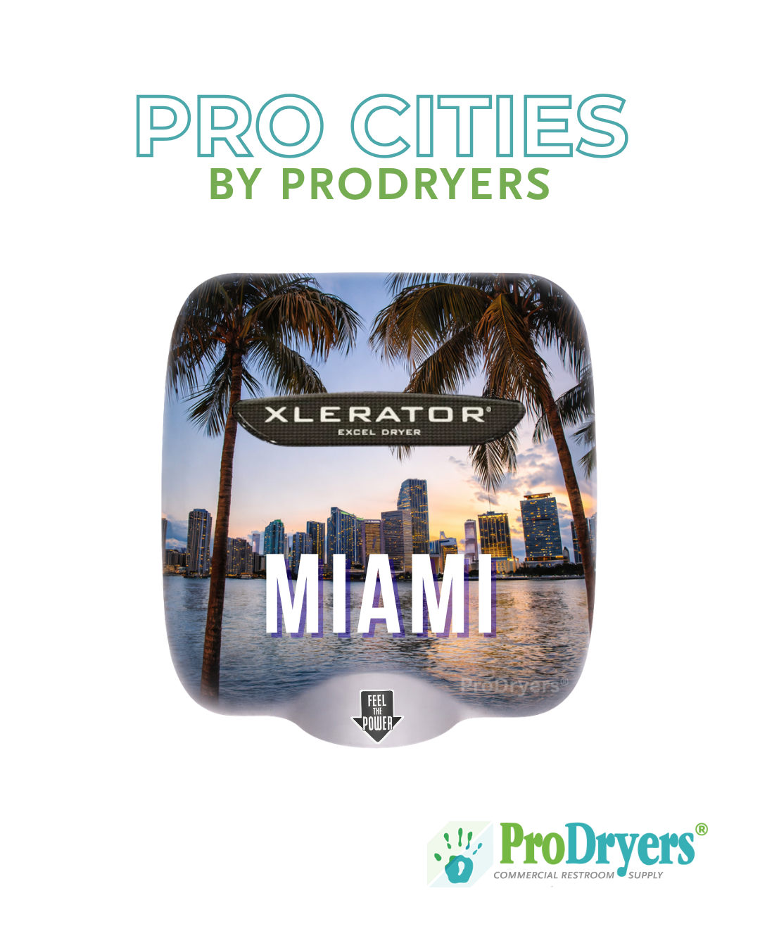 Miami Florida Custom XLERATOR Hand Dryer Design
