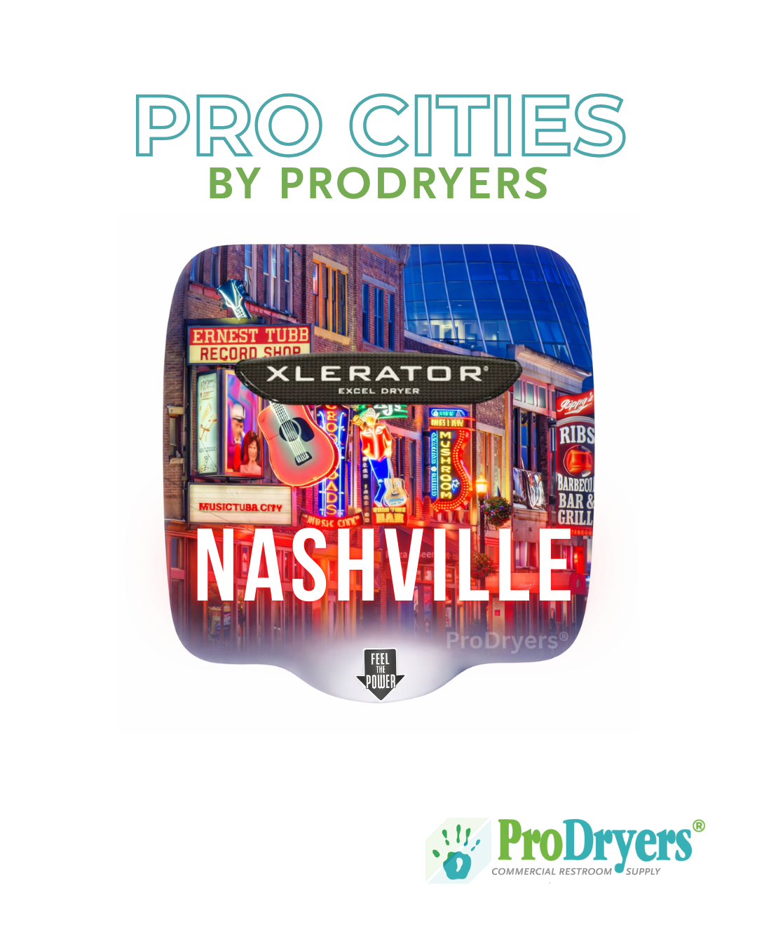 Nashville TN Custom XLERATOR Hand Dryer Design Example Nashville TN Custom XLERATOR Hand Dryer Design Example