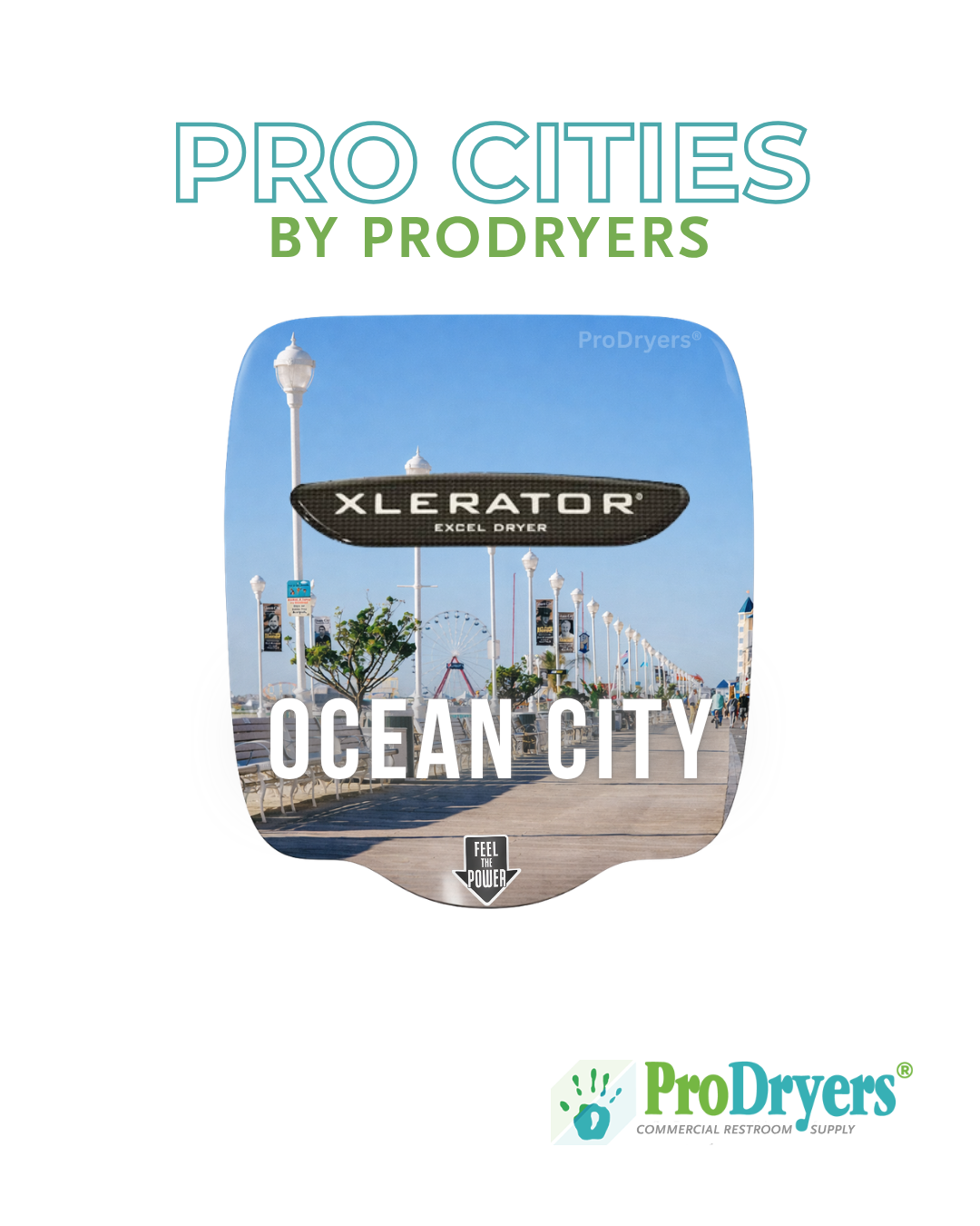 Ocean City Maryland XLERATOR Hand Dryer Custom Design Example