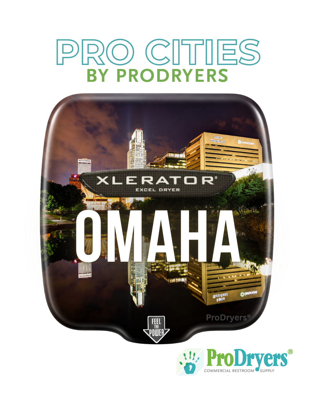 Omaha Nebraska Custom XLERATOR Hand Dryer Design Example Omaha Nebraska Custom XLERATOR Hand Dryer Design Example