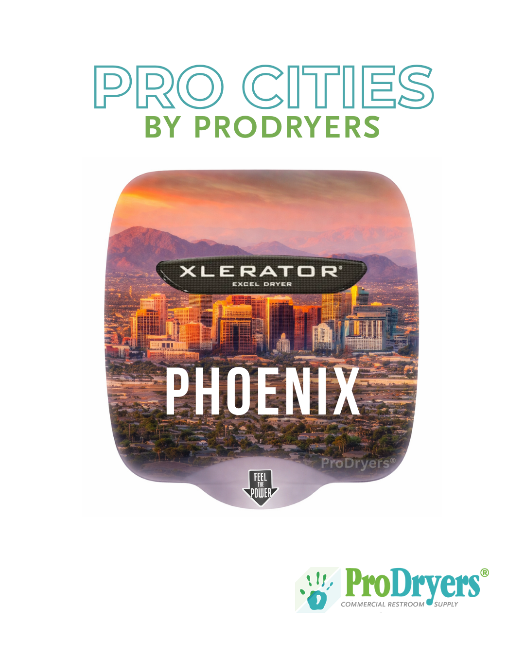 Example of a Phoenix Arizona Designed Custom XLERATOR Hand Dryer