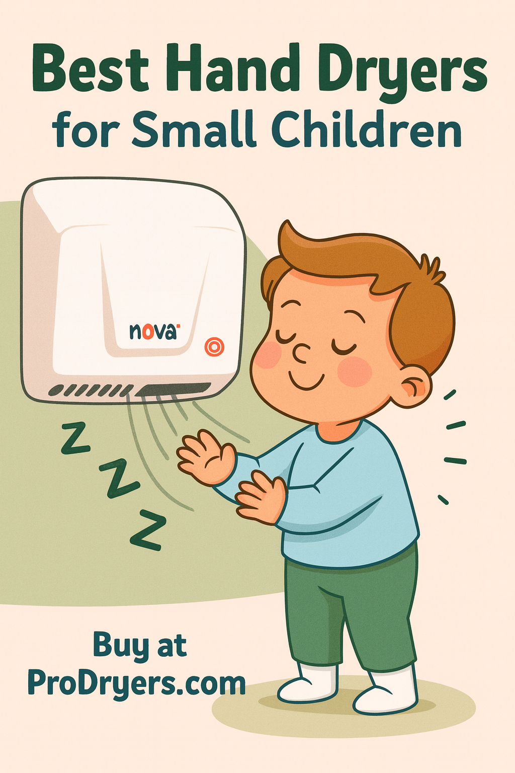 Quiet Hand Dryer for Small Children Quiet Hand Dryer for Small Children