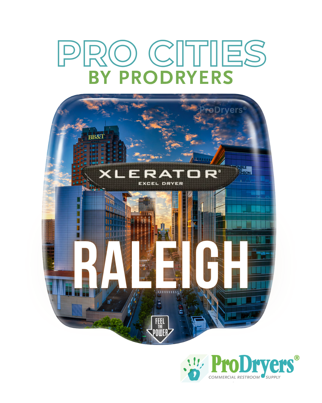Raleigh Custom Hand Dryer Example