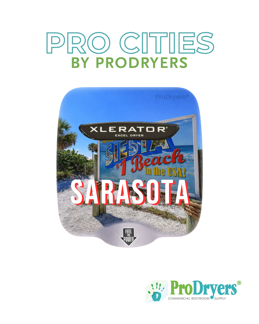 Sarasota Florida Custom XLERATOR Hand Dryer Design