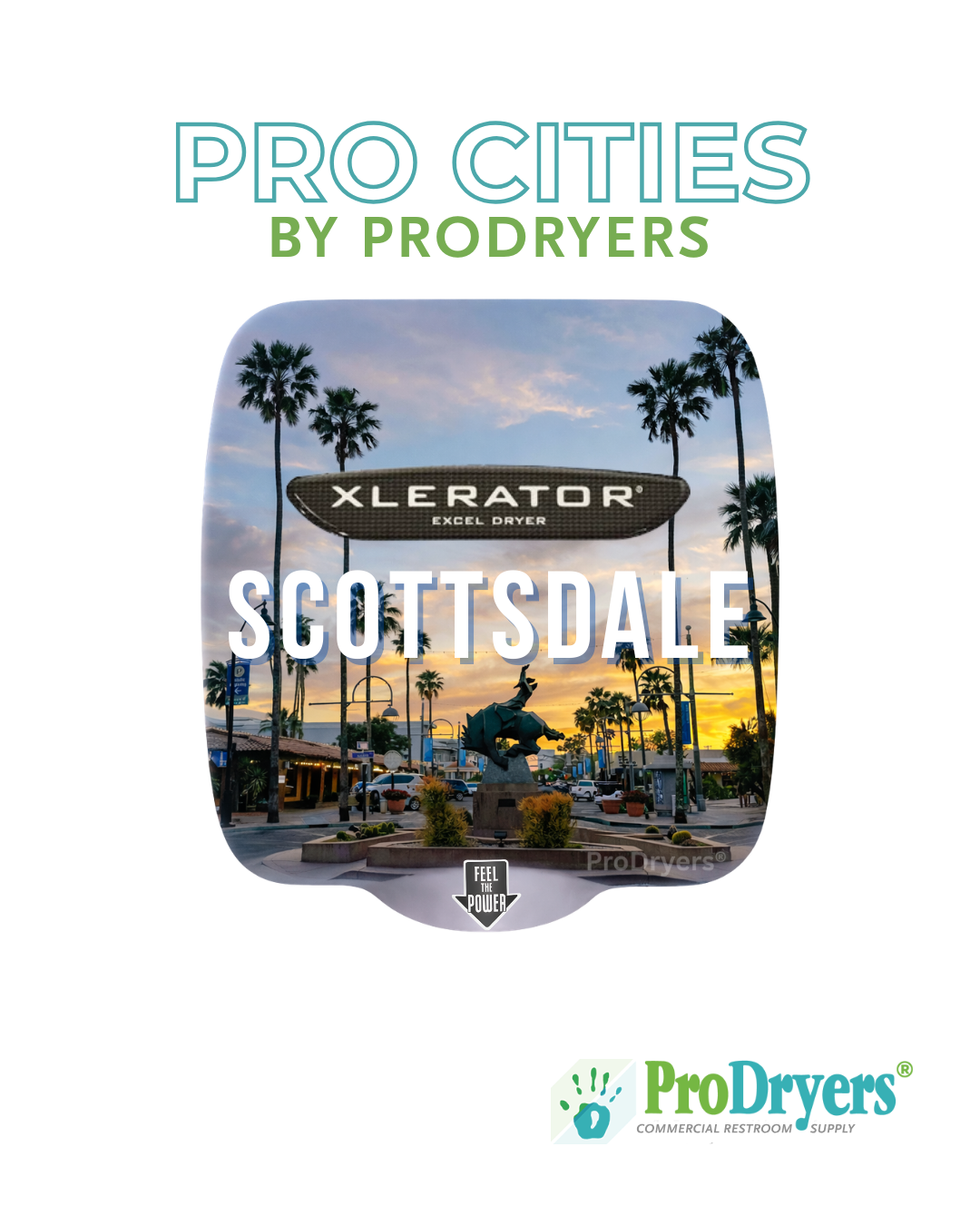 Scottsdale Arizona Custom XLERATOR Hand Dryer Design