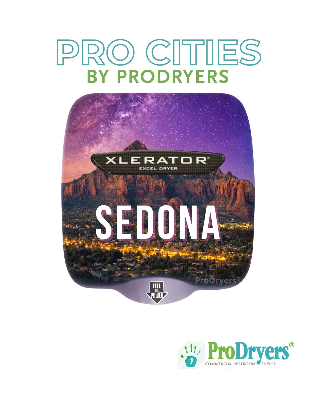 Sedona Arizona Custom XLERATOR Hand Dryer Design
