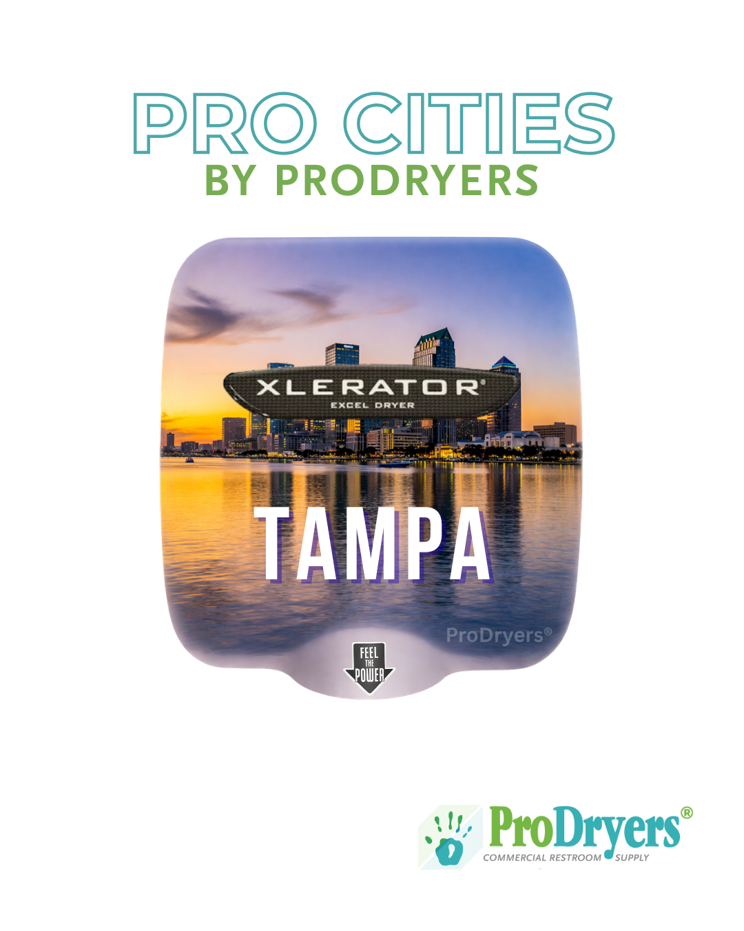 Tampa Florida Custom XLERATOR Hand Dryer Design