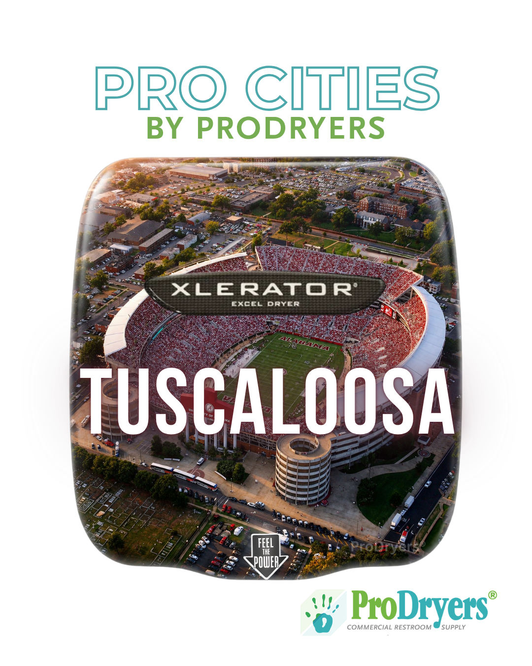 Tuscaloosa Custom Hand Dryer Covers