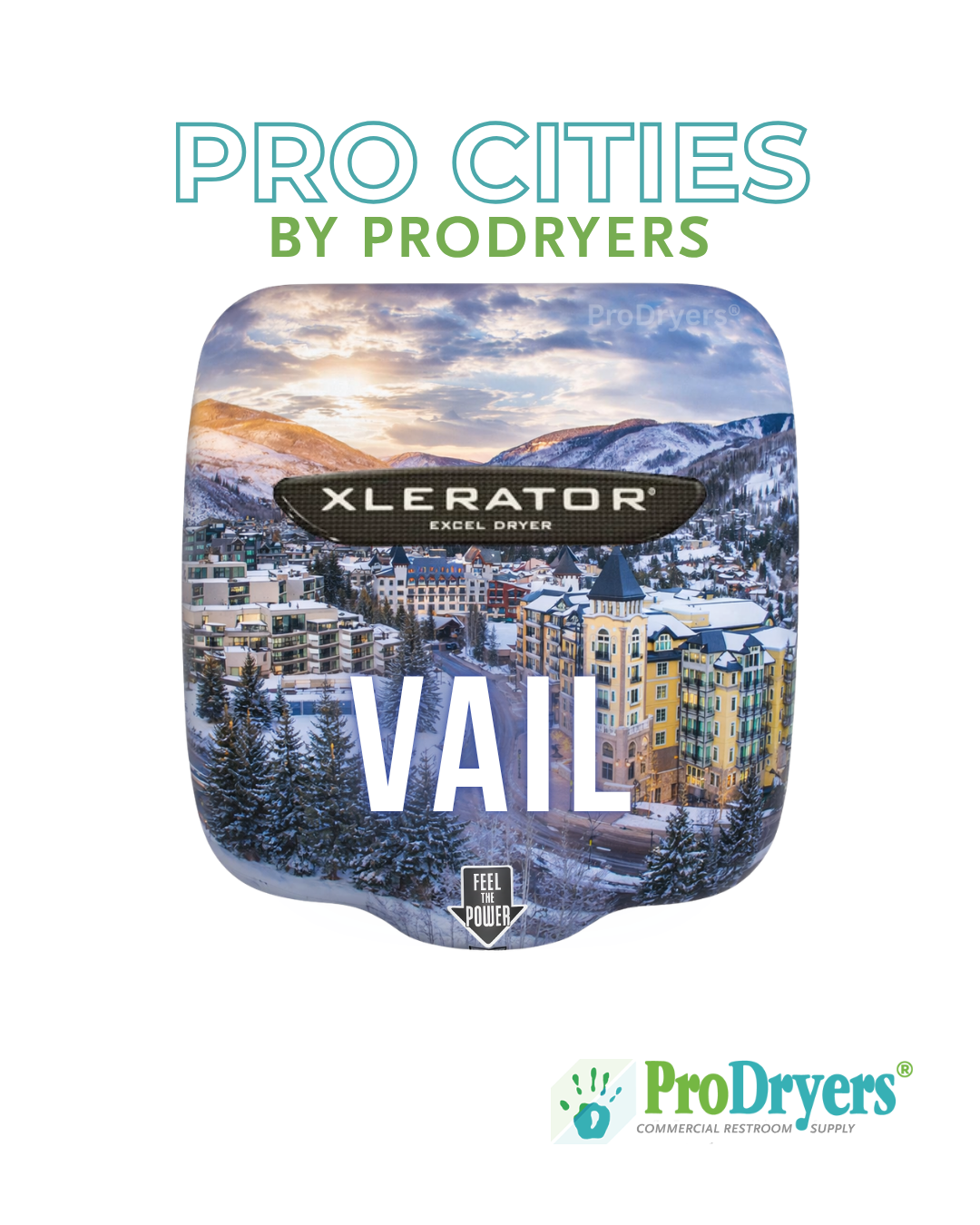 Vail Colorado XLERATOR Custom Hand Dryer Designs