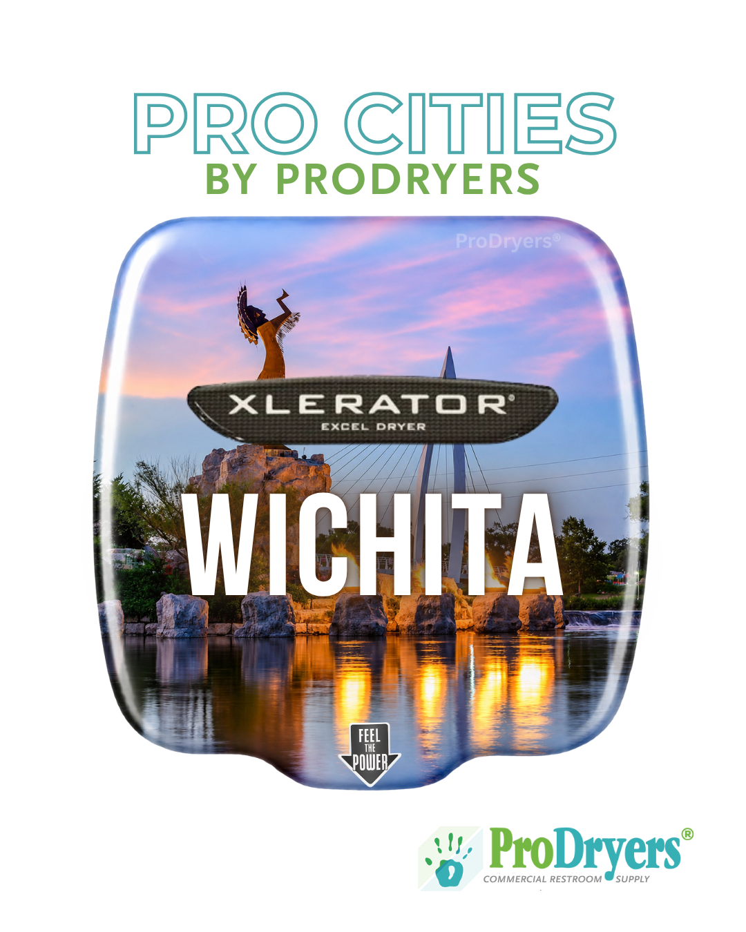 Wichita Kansas Custom XLERATOR Hand Dryer Design Example