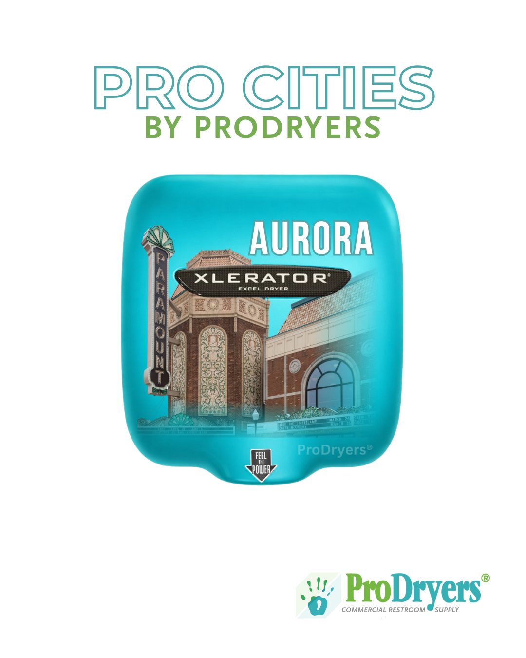 An Example of a Custom Hand Dryer Designed for Aurora IL by ProDryers