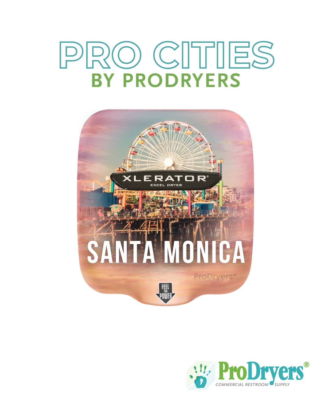 Santa Monica Hand Dryer Custom City Design
